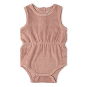Organic Clinch Romper - Clay - Makemake Organics