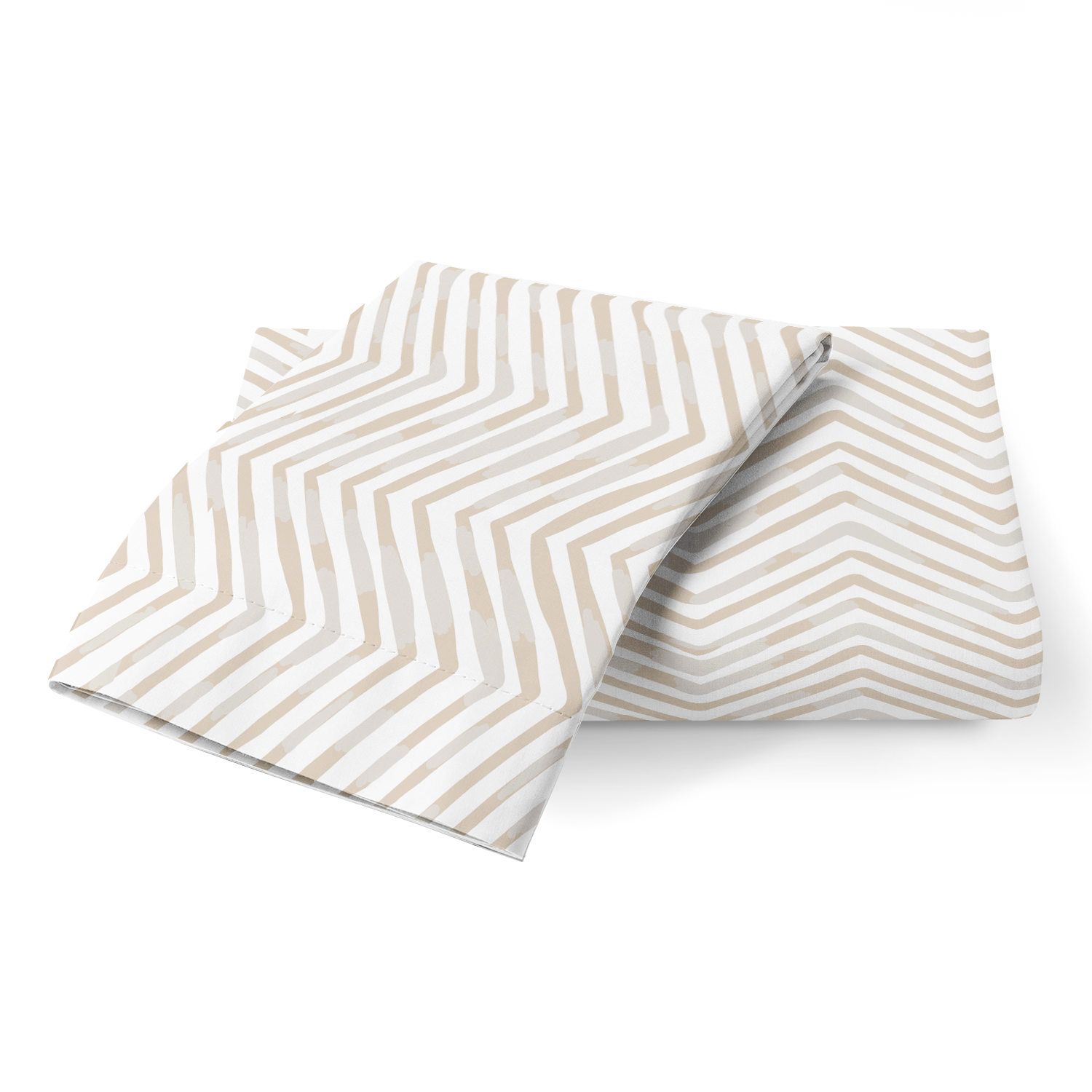 Organic Toddler Pillowcase - Herringbone - Makemake Organics