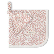 Organic Swaddle Blanket & Hat Set - Wild Petal