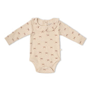 Organic Ruffle Collar Onesie & Pants Set - Tiny Bows