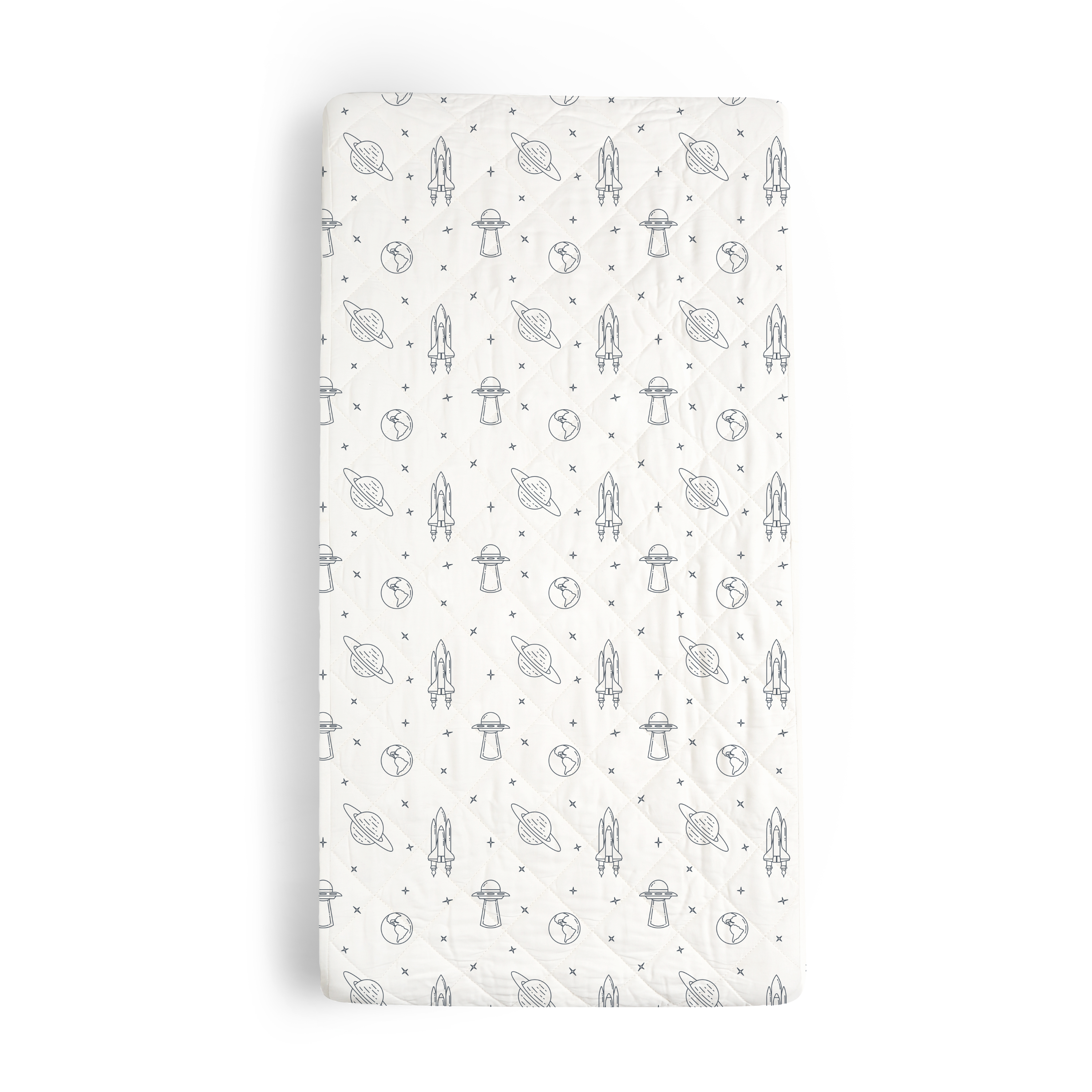 Organic Changing Pad Cover - Astro - Makemake Organics