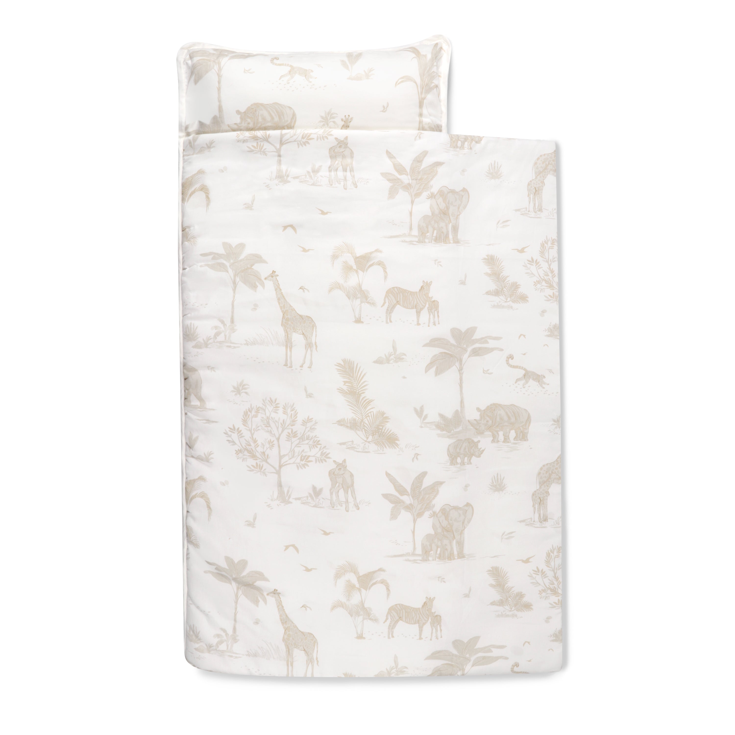 Organic Cozy Comfort Nap Mat - Safari - Makemake Organics