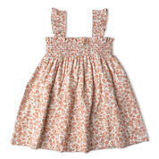 Organic Smocked Sundress - Sienna - Makemake Organics