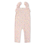 Organic Flutter Romper - Peony - Makemake Organics