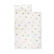 Organic Cozy Comfort Nap Mat - Rainbow - Makemake Organics