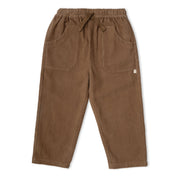 Organic Corduroy Pants - Brown