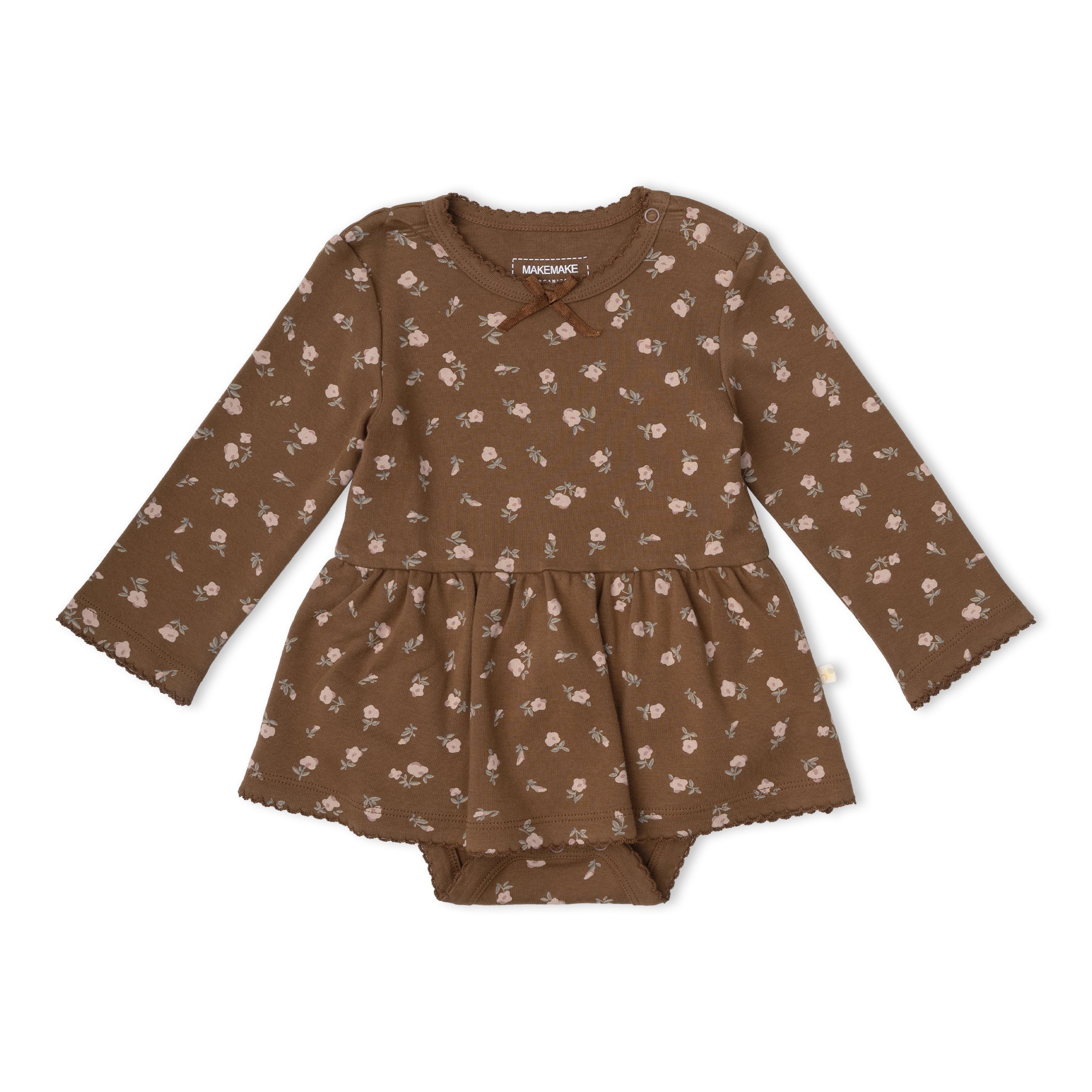 Organic Bodysuit Dress & Leggings Set - Primrose