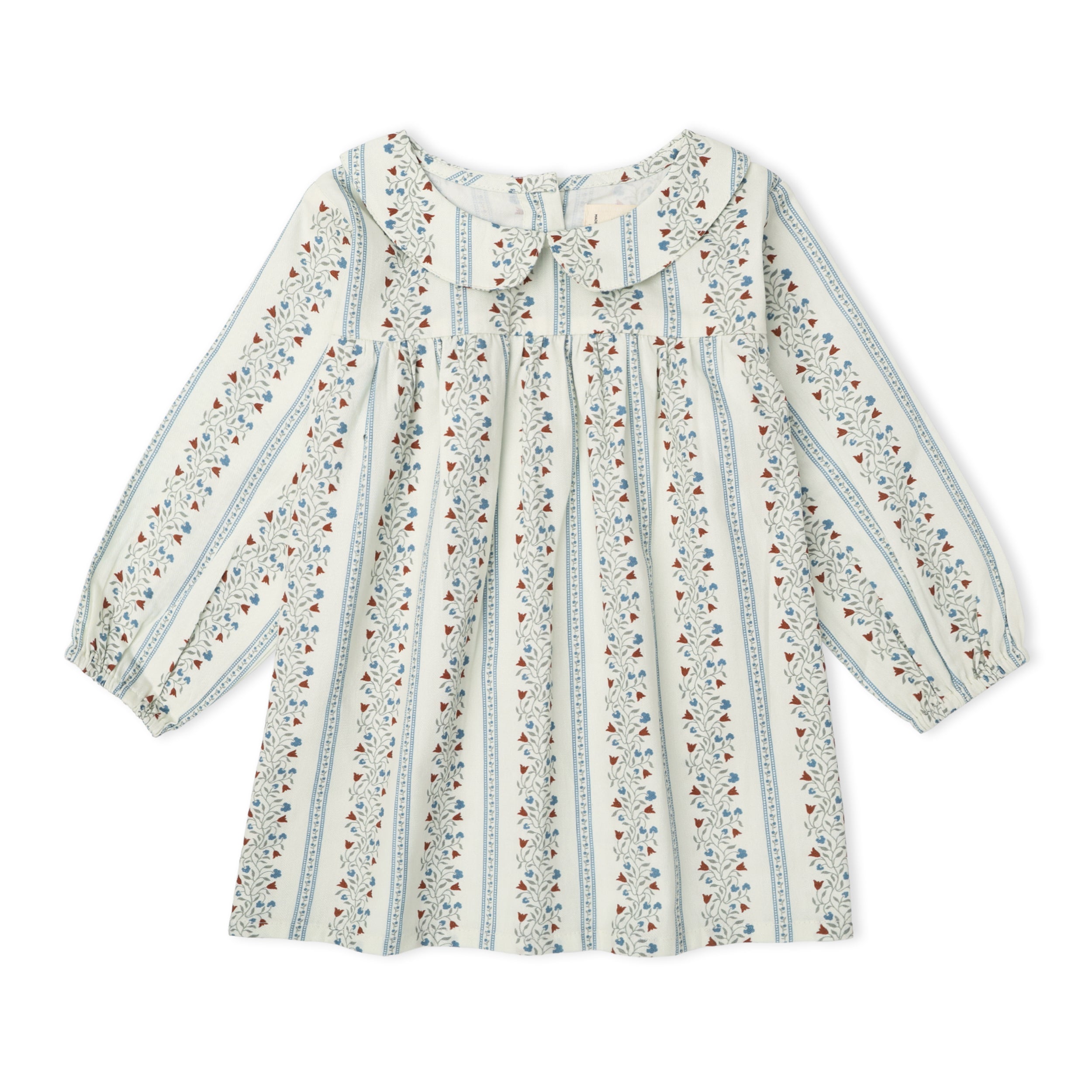 Organic Peter Pan Collar Dress - Vine Trail