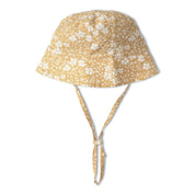 Organic Bucket Sun Hat - Yellow Blossom - Makemake Organics