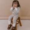 Organic 2-Way Zip Romper - Harlequin - Makemake Organics