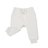 Organic Fleece Jogger Pants - Natural - Makemake Organics