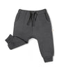 Organic Fleece Jogger Pants - Slate - Makemake Organics