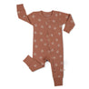 Organic 2-Way Zip Romper - Peace - Makemake Organics