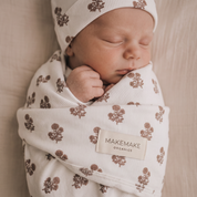 Organic Swaddle Blanket & Hat Set - Loom