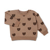 Organic Fleece Sweatshirt - Wild Bear - Makemake Organics