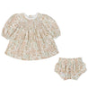 Organic Smocked Dress - Gardenia