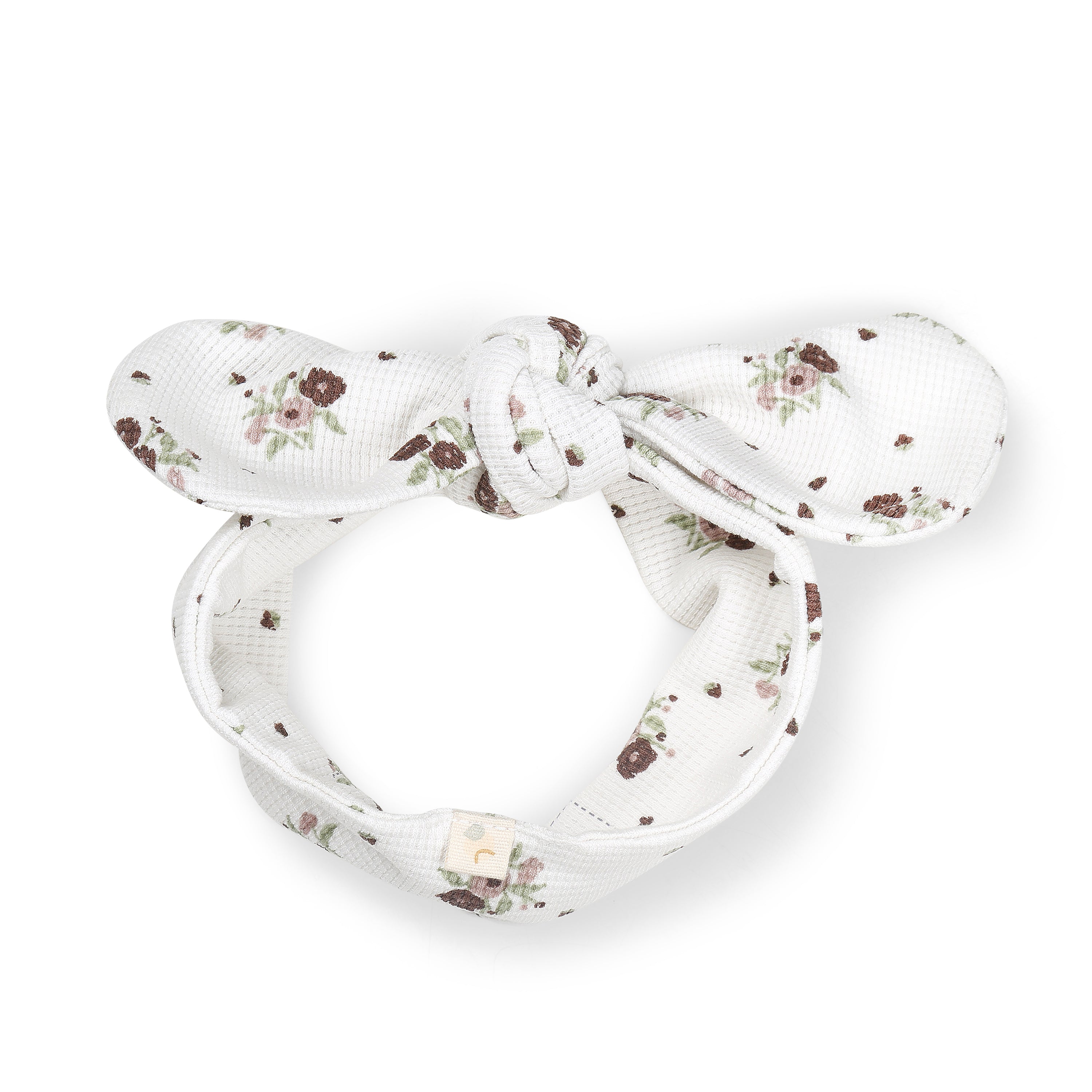 Organic Headwrap - Plum Ditsy - Makemake Organics