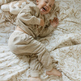 Organic Kids Fitted Sheet - Dino Dreams