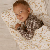 Organic Cozy Comfort Nap Mat - Dino Dreams - Makemake Organics