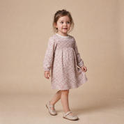 Organic Smocked Sundress - Wild Petal