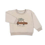 Organic Fleece Sweatshirt - Tis The Season - Makemake Organics