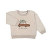 Organic Fleece Sweatshirt - Tis The Season - Makemake Organics