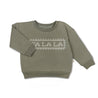 Organic Fleece Sweatshirt - Fa La La - Makemake Organics