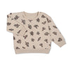 Organic Fleece Sweatshirt - Posy - Makemake Organics