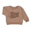 Organic Fleece Sweatshirt - Happy Camper - Makemake Organics