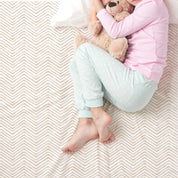Organic Cotton Sheet Set - Herringbone - Makemake Organics