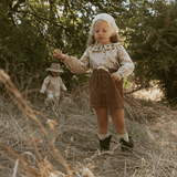 Organic Corduroy Skirt - Brown