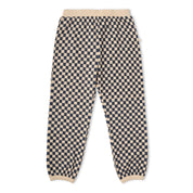 Organic Tee & Pant Slouch Set - Midnight Check