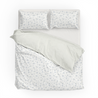 Organic Duvet Cover - Mini Roses & Weaves - Makemake Organics