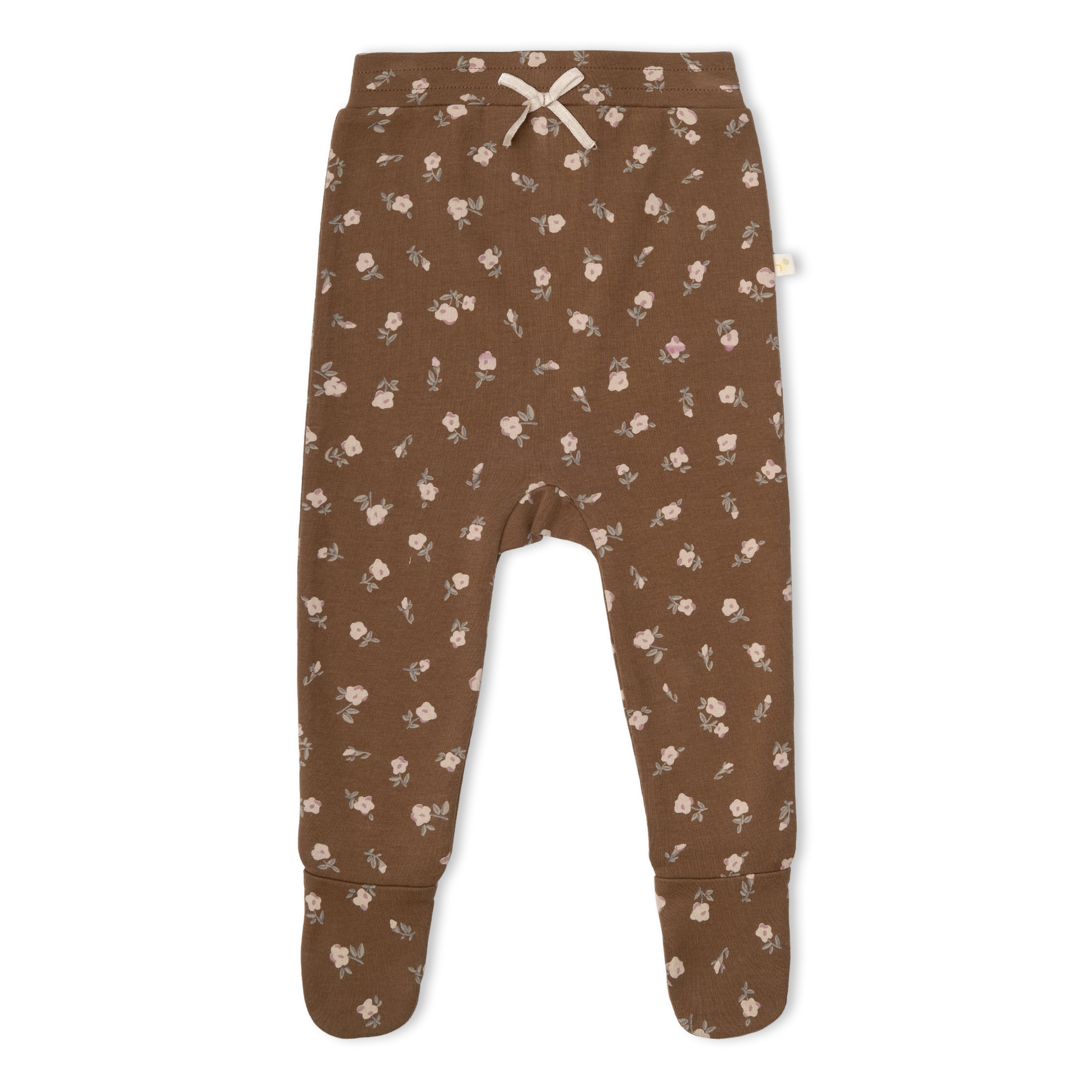 Organic Kimono Top & Footed Pants Set - Primrose