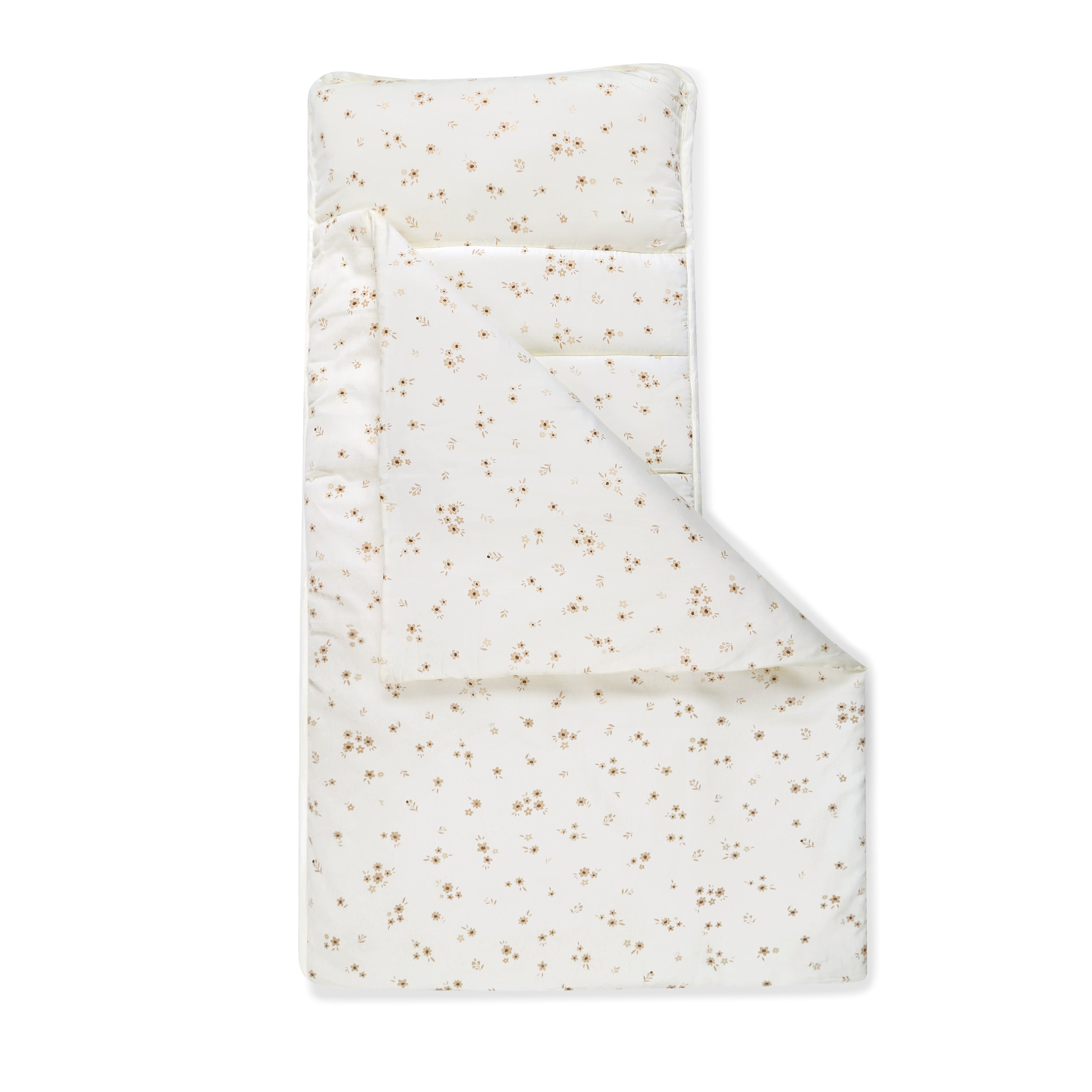 Organic Cozy Comfort Nap Mat - Bloom - Makemake Organics