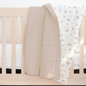Organic Kids Quilt - Bloom & Pecan - Makemake Organics