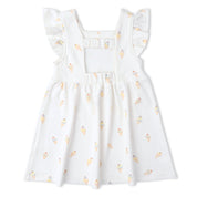 Organic Cutout Back Dress - Ice Cream - Makemake Organics