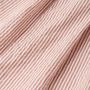 Organic Cross Back Dress - Coral Stripes - Makemake Organics