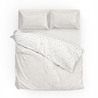 Organic Duvet Cover - Bloom & Gardenia - Makemake Organics