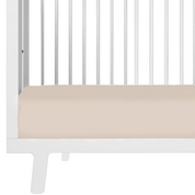 Organic Crib Sheet - Taupe - Makemake Organics