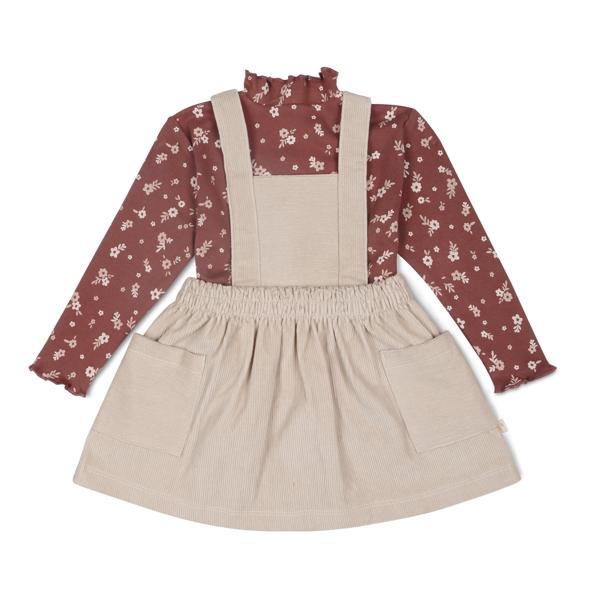 organic cotton pinafore dress Cassis Pinafore Baby Dress & Bloomer Set (Organic Cotton) (18-24 months) (Regular)