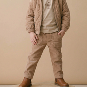 Organic Corduroy Pants - Taupe