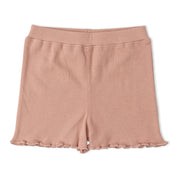 Organic Sleeveless Flutter Top & Shorts Set - Bows - Makemake Organics