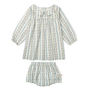 Organic Peter Pan Collar Dress - Vine Trail