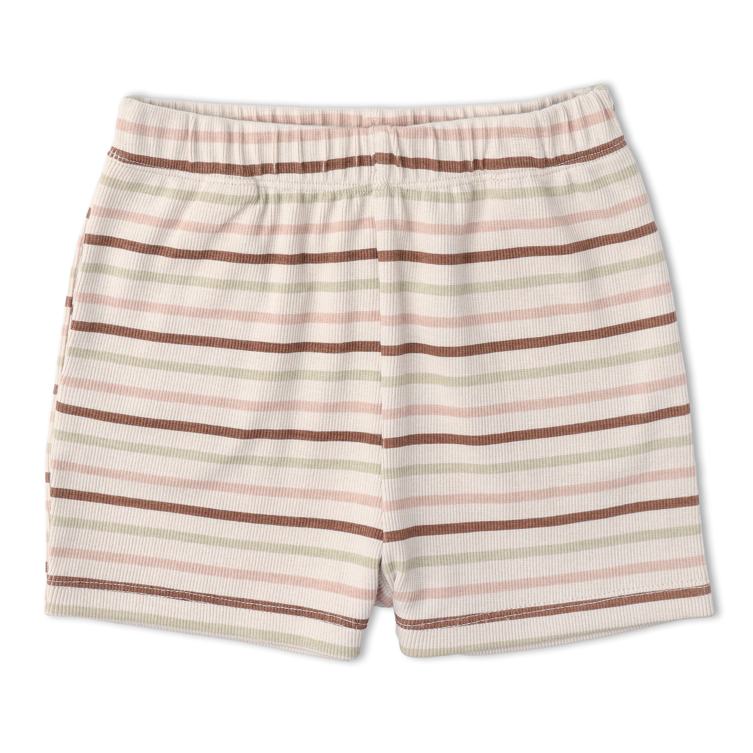 Organic Tank Top & Shorts Set - Terra Stripes - Makemake Organics