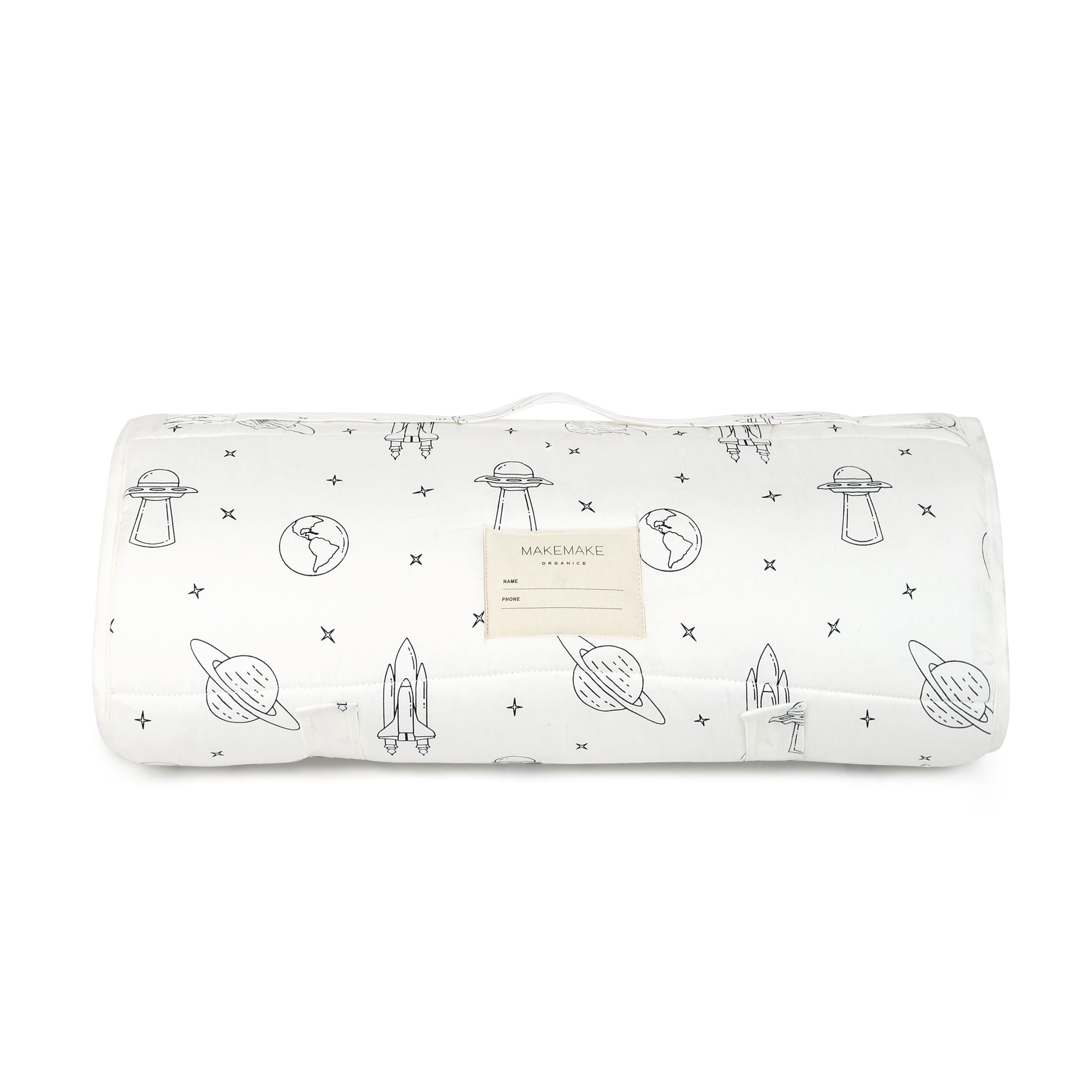 Organic Cozy Comfort Nap Mat - Astro - Makemake Organics