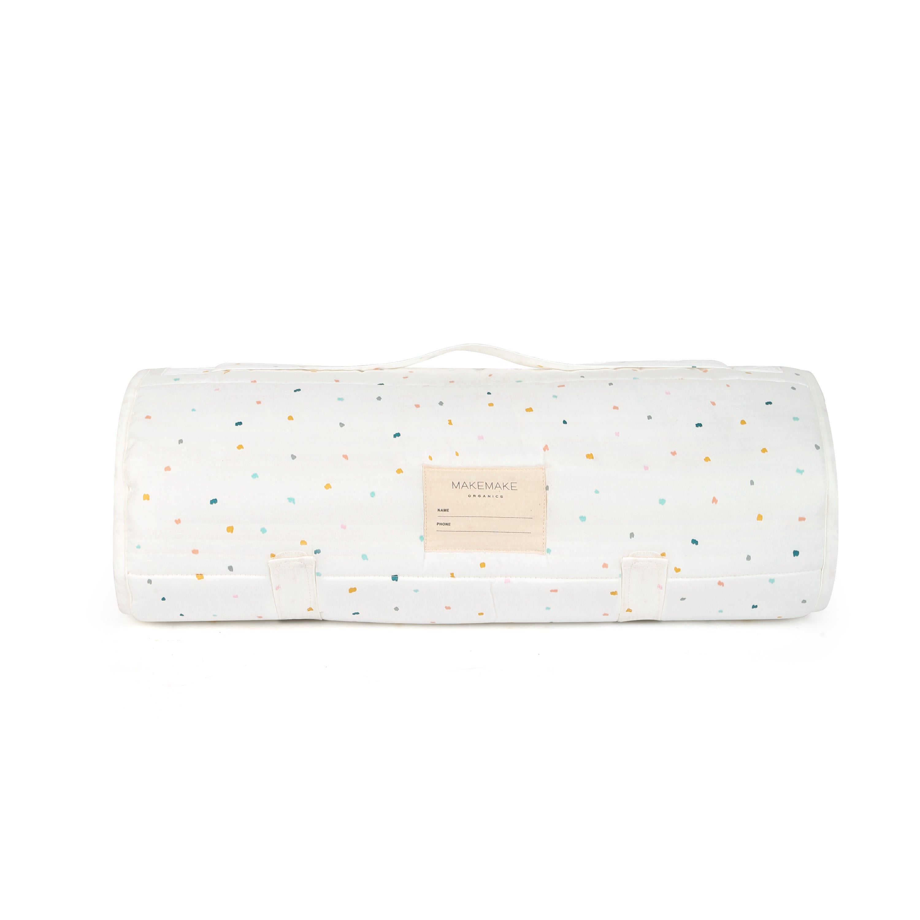 Organic Cozy Comfort Nap Mat - Dotty (Open Box) - Makemake Organics
