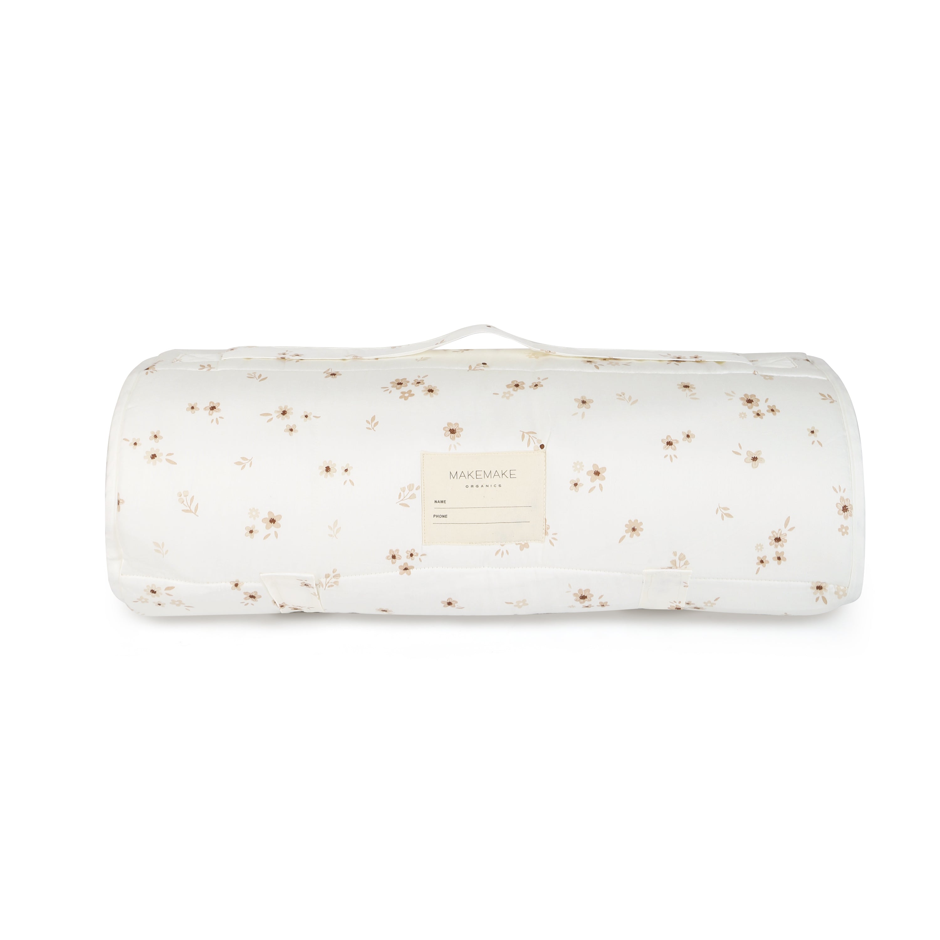 Organic Cozy Comfort Nap Mat - Bloom - Makemake Organics