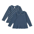 Indigo Blossom + Navy