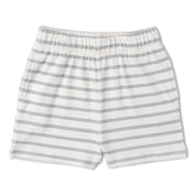 Organic Tank Top & Shorts Set - Fog Stripes - Makemake Organics